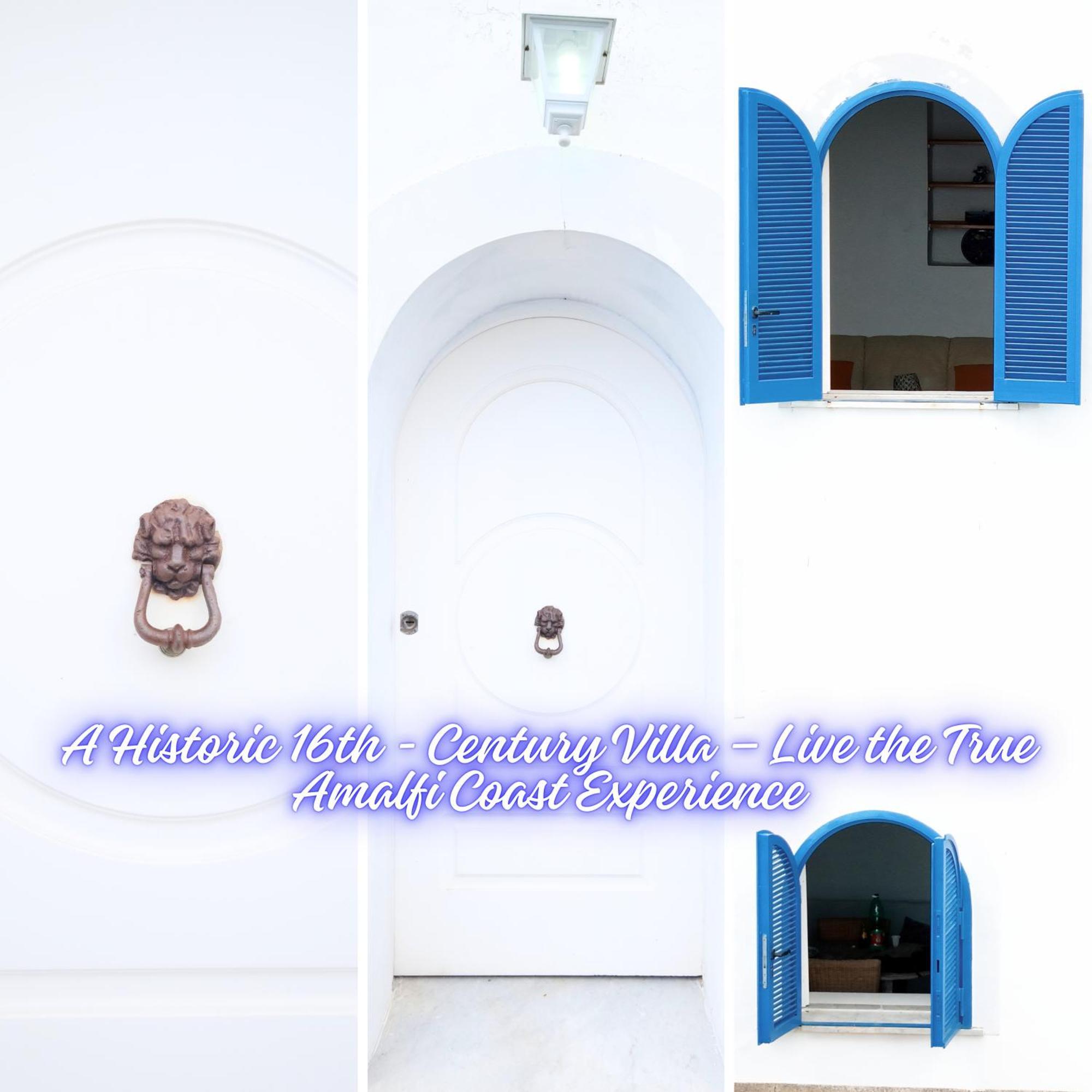 La Saracena-Traditional Amalfi Villa With Sea View Ngoại thất bức ảnh
